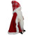 14.5" Red and White Snowflakes Santa Gnome with Cape Christmas Figure - IMAGE 4