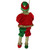 Bendable Elf in a Suit Hanging Christmas Ornament - 12" - Red and Green - IMAGE 4