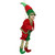 12" Red and Green Bendable Elf in a Suit Hanging Christmas Ornament - IMAGE 4