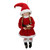 14" Bendable Red and White Girl with Long Blonde Braids Elf  Figure - IMAGE 1