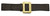 Black and Gold Santa Belt with Cast Buckle – Large - IMAGE 1