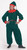 4 Piece Green Velour with Red Felt Trim Christmas Elf – Child Small - IMAGE 1