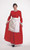 2 Piece Soft Red and White Mrs. Claus Christmas Charmer – Size Large - IMAGE 1