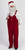 7-piece Burgundy Velvet Overall Santa Claus Christmas Suit - Adult Size XXXL - IMAGE 1