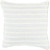 18" Pale Blue and White Striped Square Throw Pillow Cover - IMAGE 1