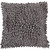 18" Charcoal Gray Contemporary Square Throw Pillow Cover - IMAGE 1