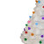 8" LED Lighted White Ceramic Christmas Tree with Pastel Lights Table Top Decoration - IMAGE 2