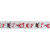 Red and White Snowman Christmas Wired Craft Ribbon 2.5" x 16 Yards - IMAGE 1