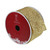 Shimmering Metallic Gold Christmas Wired Craft Ribbon 2.5" x 16 Yards - IMAGE 3