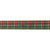 Red and Green Plaid Christmas Wired Craft Ribbon 2.5" x 16 Yards - IMAGE 1