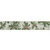 Ivory and Green Holly Leaves Christmas Wired Craft Ribbon 2.5" x 16 Yards - IMAGE 1
