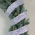 White and Silver Glitter Swirl Christmas Wired Craft Ribbon 2.5" x 16 Yards - IMAGE 2