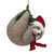 12.75" Brown and Red Sloth Hanging Christmas Ornament - IMAGE 4