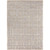 8' x 11' Geometric Gray and Ivory Rectangular Hand Tufted Wool Area Throw Rug - IMAGE 1