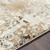 7'10" x 10'3" Distressed Abstract Style Beige and Brown Rectangular Machine Woven Area Throw Rug