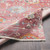 7'10" x 10'3" Pink and Orange Persian Floral Patterned Rectangular Hand Tufted Area Rug - IMAGE 2