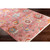 7'10" x 10'3" Pink and Orange Persian Floral Patterned Rectangular Hand Tufted Area Rug - IMAGE 5