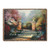 Thomas Kinkade Victorian Garden Pictoral Tapestry Throw Blanket 50" x 60" - IMAGE 1