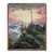 Cream White and Green Religious Uplifting Sunrise Tapestry Throw Blanket 50" x 60" - IMAGE 1