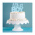 Club Pack of 12 Glittered Blue “its a BOY” Cake Dessert Topper 8" - IMAGE 2