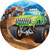 Disposable Monster Truck Rally Paper Party Dessert Plates - 6.75" - Club Pack of 96 - IMAGE 1