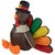 Pre-Lit Pilgrim Turkey Inflatable Thanksgiving Outdoor Yard Decoration - 6' - IMAGE 3