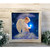 8" White and Blue LED Lighted Angel Star Christmas Square Shadow Box Decoration - IMAGE 2