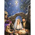 10" Blue and Ivory The Nativity Embellished Pizazz Wall Art - IMAGE 3