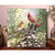 10" x 10" Green and Brown Cardinals In The Meadow Embellished Pizazz Wall Art - IMAGE 2