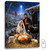 24" x 18" Blue and Black Savior's Birth Back-lit Wall Art with Remote Control - IMAGE 1