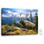 18" x 24" Brown and Green Siskiyou Bluff Backlit LED Wall Art with Remote Control - IMAGE 1