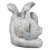 10" Sleeping Cat Angel Outdoor Garden Statue - IMAGE 3