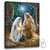 24" x 18" Beige and White Holy Family Back-lit Wall Art with Remote Control - IMAGE 1