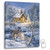 24" x 18" Blue and White Chapel in the Snow Back-lit Wall Art with Remote Control - IMAGE 1