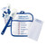 Set of 3 Blue and White Hanukkah Pot Holder, Spatula and Notepad 10.25" - IMAGE 4