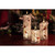 LED Glitter Cardinal Candles - 10.5" - Brown and Red - Set of 6 - IMAGE 1