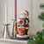 10.25" LED Musical Indoor Santa Tabletop Christmas Wreath Fan Figurine - IMAGE 2