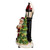10.75" Musical LED Santa Light-Post Christmas Figurine - IMAGE 3
