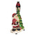 10.75" Musical LED Santa Light-Post Christmas Figurine - IMAGE 4