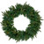 Real Touch™️ Pre-Lit Rosemary Emerald Angel Pine Artificial Christmas Wreath - 30" - Clear LED Lights - IMAGE 1