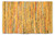 48" x 72" Mustard Yellow Reversible Rectangular Rag Rug - IMAGE 1