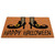 Wicked Witch Shoes Happy Halloween Coir Outdoor Doormat - 30" - Orange and Black - IMAGE 5