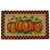 Checkered Fall Harvest Pumpkin Doormat 18" x 30" - IMAGE 2