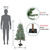 Medium Flocked Alpine Artificial Christmas Tree - 4' - Unlit - IMAGE 6