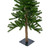 Set of 3 Alpine Artificial Christmas Trees 4', 5' and 6' - Unlit - IMAGE 3