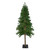 Pre-Lit Medium Alpine Artificial Christmas Tree - 6' - Multicolor Lights - IMAGE 1