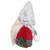 6" Plush Red and Gray Stuffed Christmas Gnome - IMAGE 3