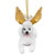 3.5" Poodle Dog Angel Christmas Ornament - IMAGE 2