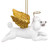 3.5" Poodle Dog Angel Christmas Ornament - IMAGE 3
