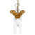 3.5" Poodle Dog Angel Christmas Ornament - IMAGE 4